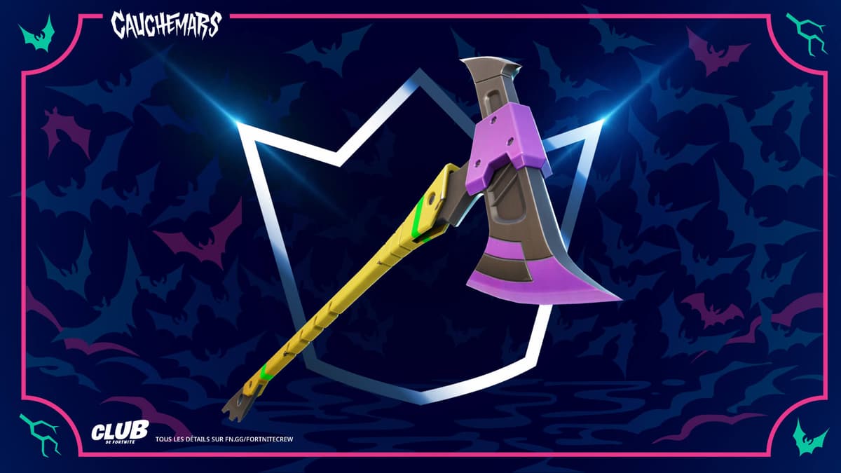 FR 18BR Fortnitemares CrewExclusivePickaxe Social