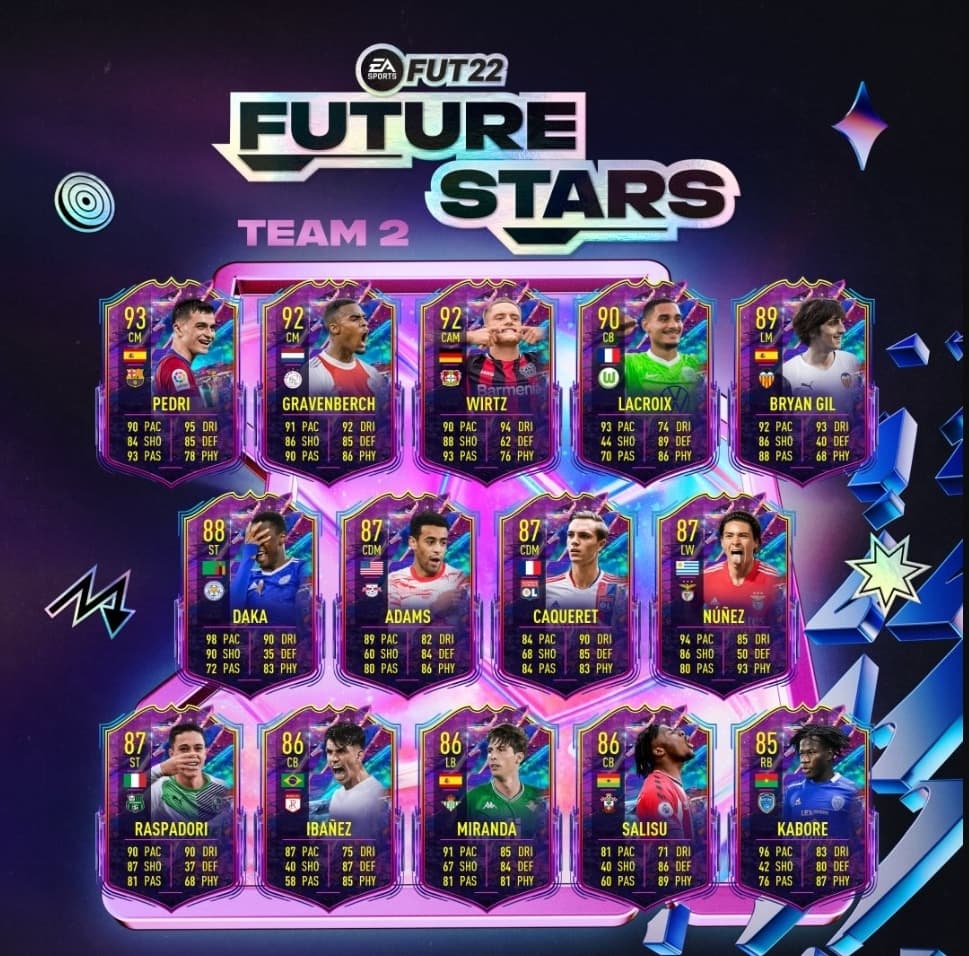 Equipe 2 Future Stars FIFA 22