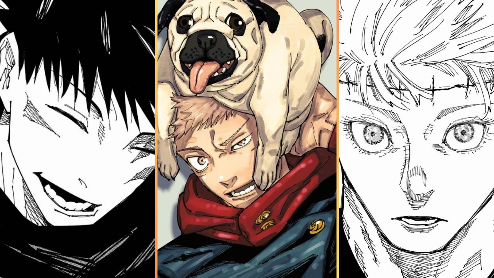 megumi, yuji et yuta dans le corps de gojo dans le classement des personnages encore en vie dans jujutsu kaisen