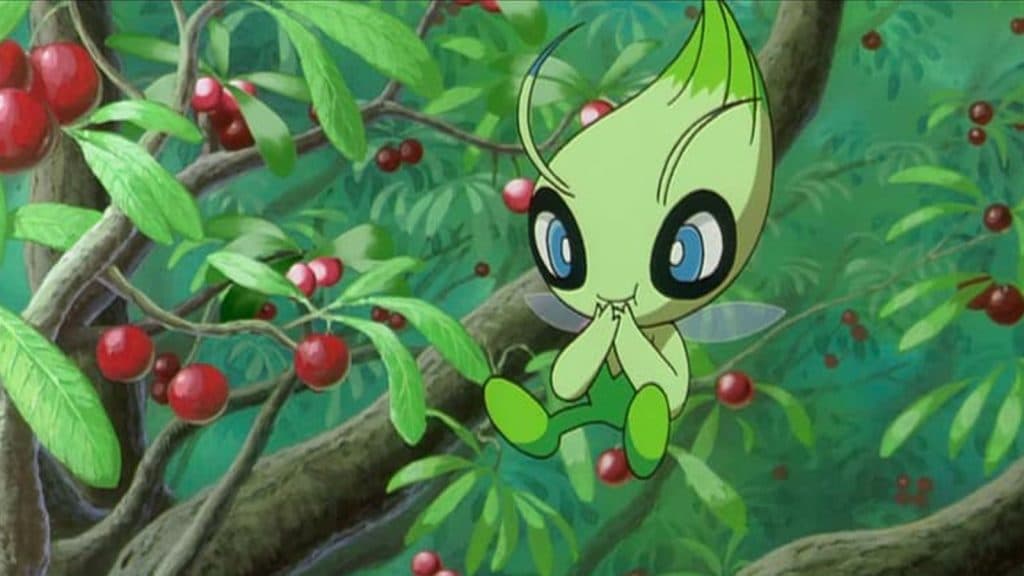 Celebi dans la série Pokémon