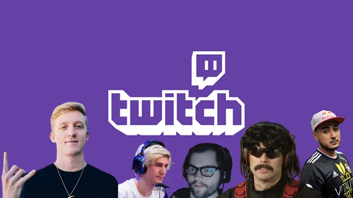 Twitch : Tfue, Dakotaz, Dr Disrespect / Robert Paul / Twitch / Gotaga, Twitter