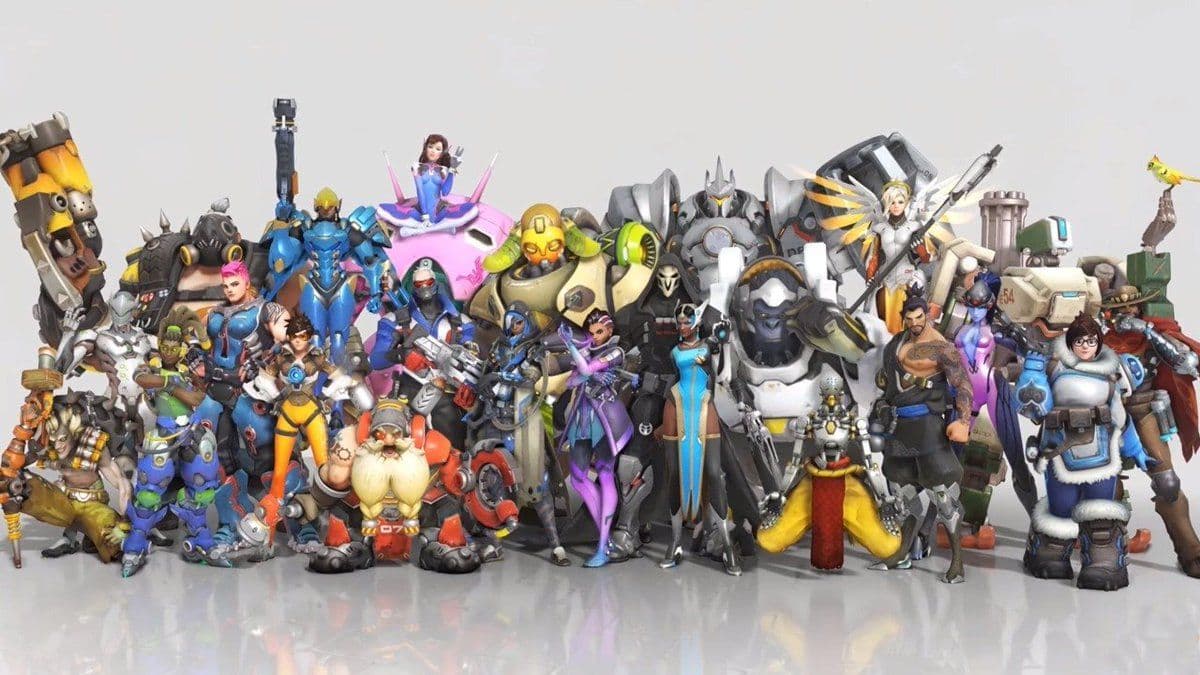 tous les héros Overwatch rotation Blizzard