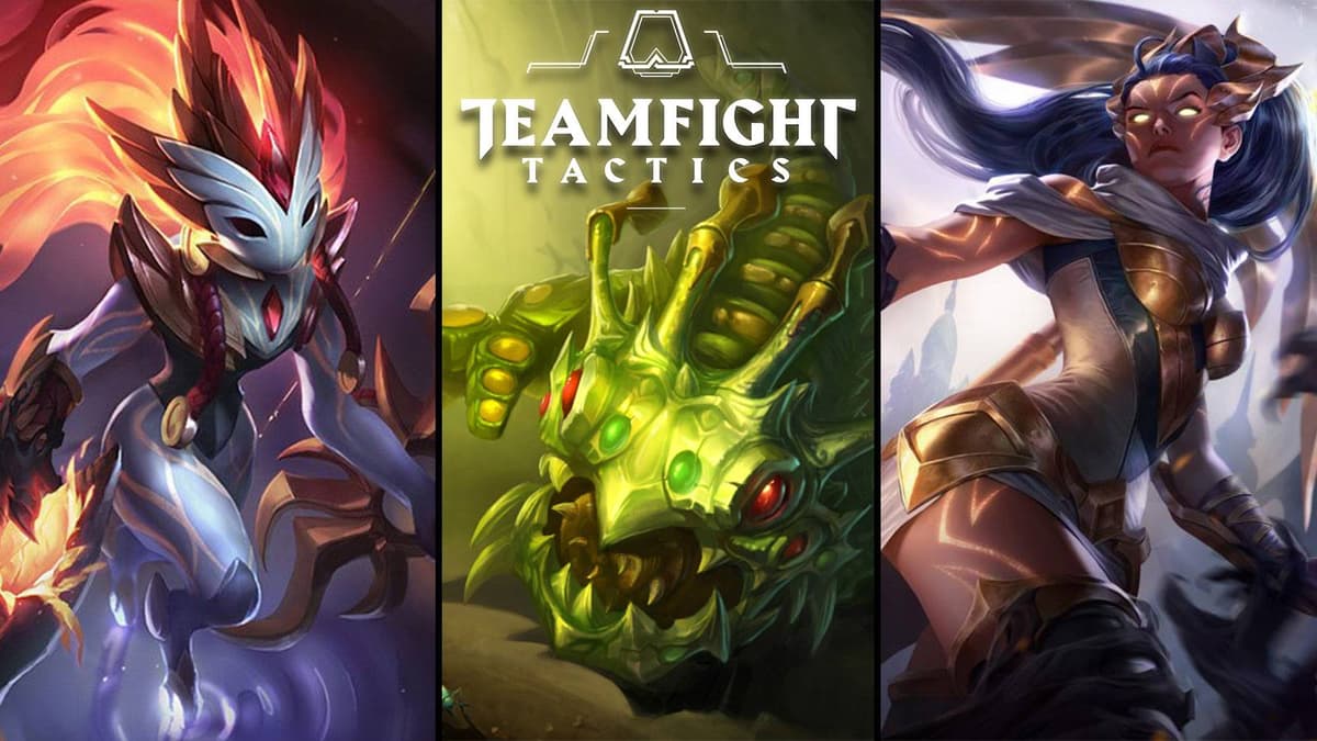 Kindred, Kog'Maw et Vayne dans TFT