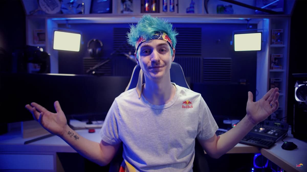 Le streamer Fortnite Ninja dans son studio