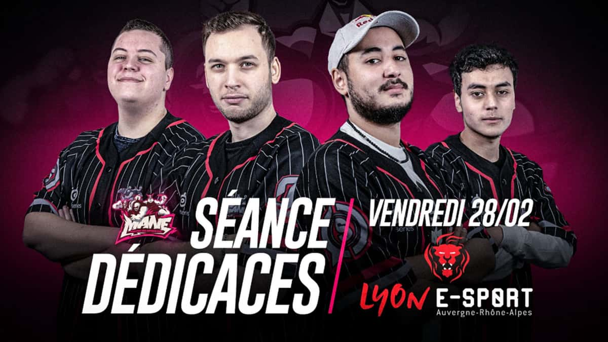 Les MANE se livreront à une séance de dédicaces lors de la Lyon e-Sport