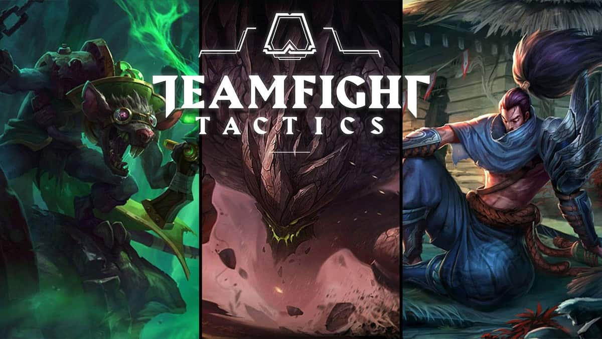 Twitch, Malphite et Yasuo dans Teamfight Tactics