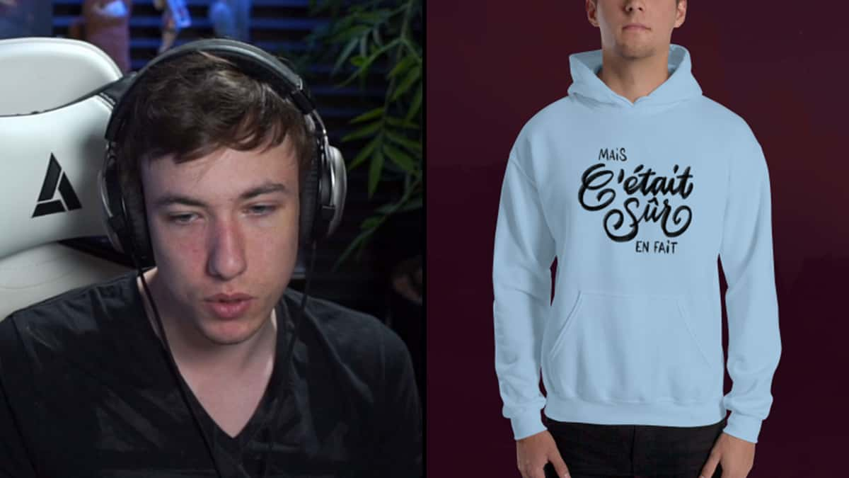 Sardoche vient de dévoiler une collection de sweat