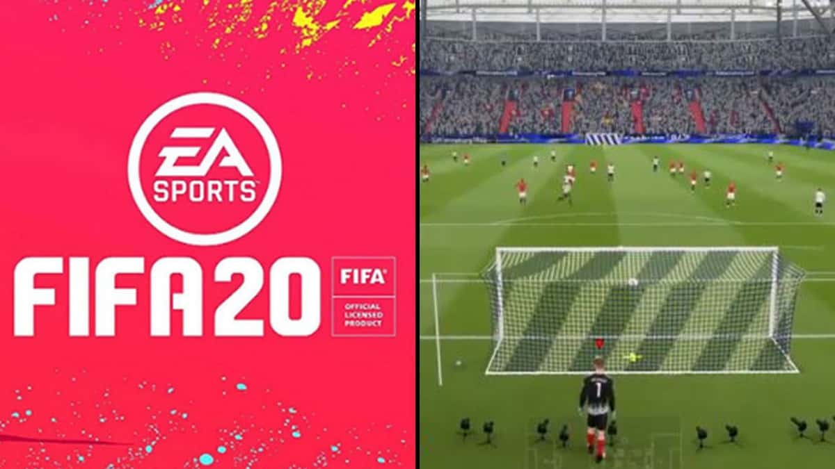 Bug FIFA 20 où le gardien est derrière sa cage