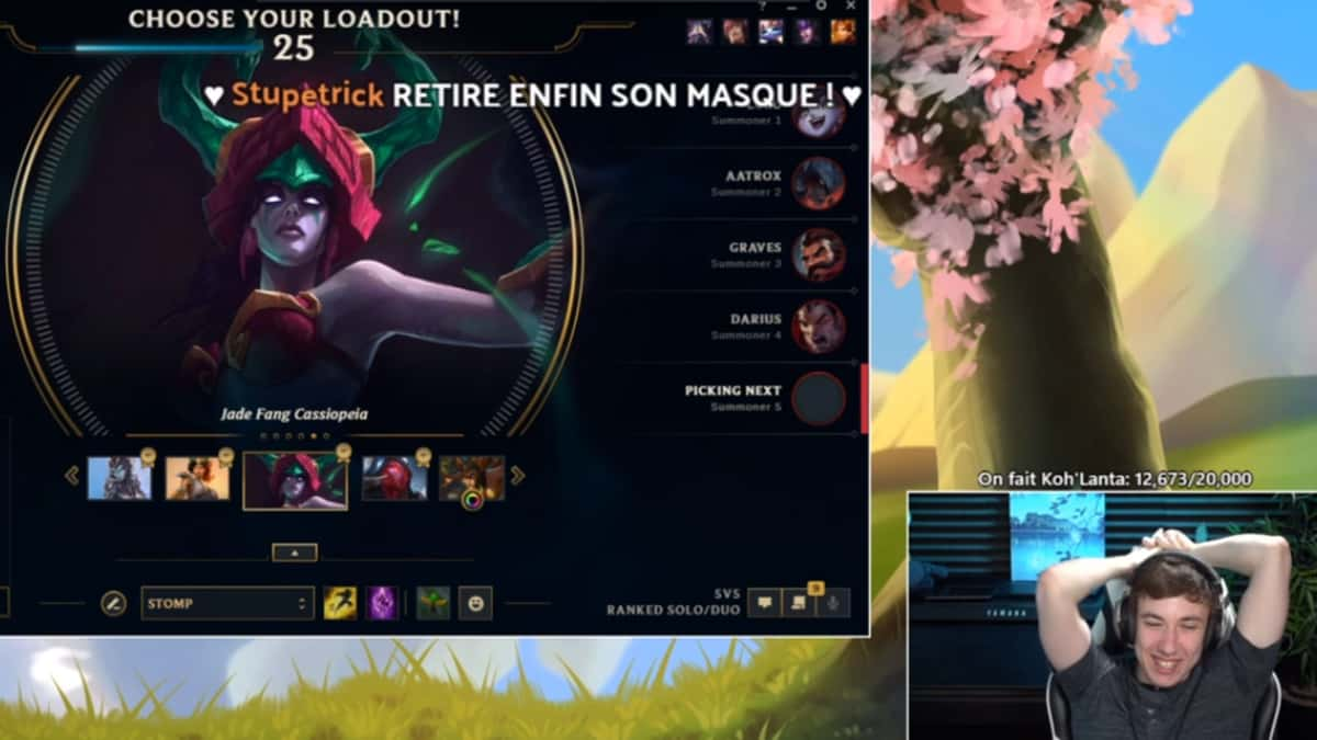 Sardoche vient de faire son grand retour sur League of Legends