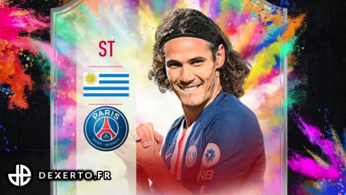 Carte Edinson Cavani Summer Heat sur FIFA 20