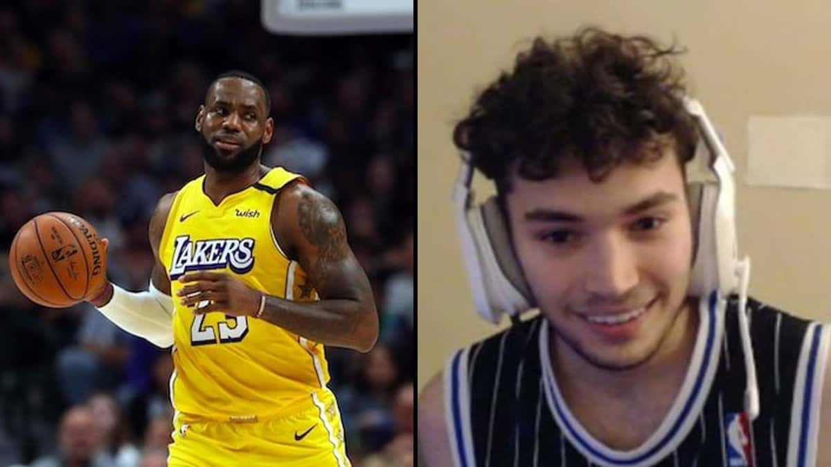 LeBron James a parlé à un streamer Twitch sur NBA2K