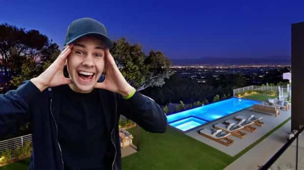 David Dobrik s'est offert un magnifique manoir à 9,5 millions de dollars