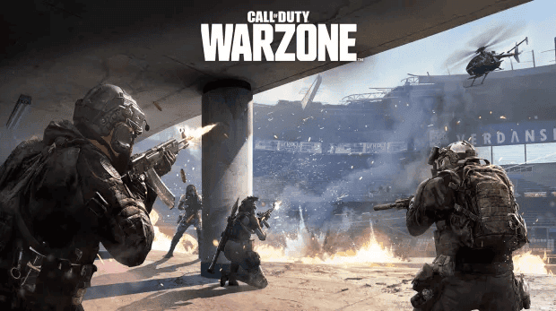 Warzone tirs hélicoptère