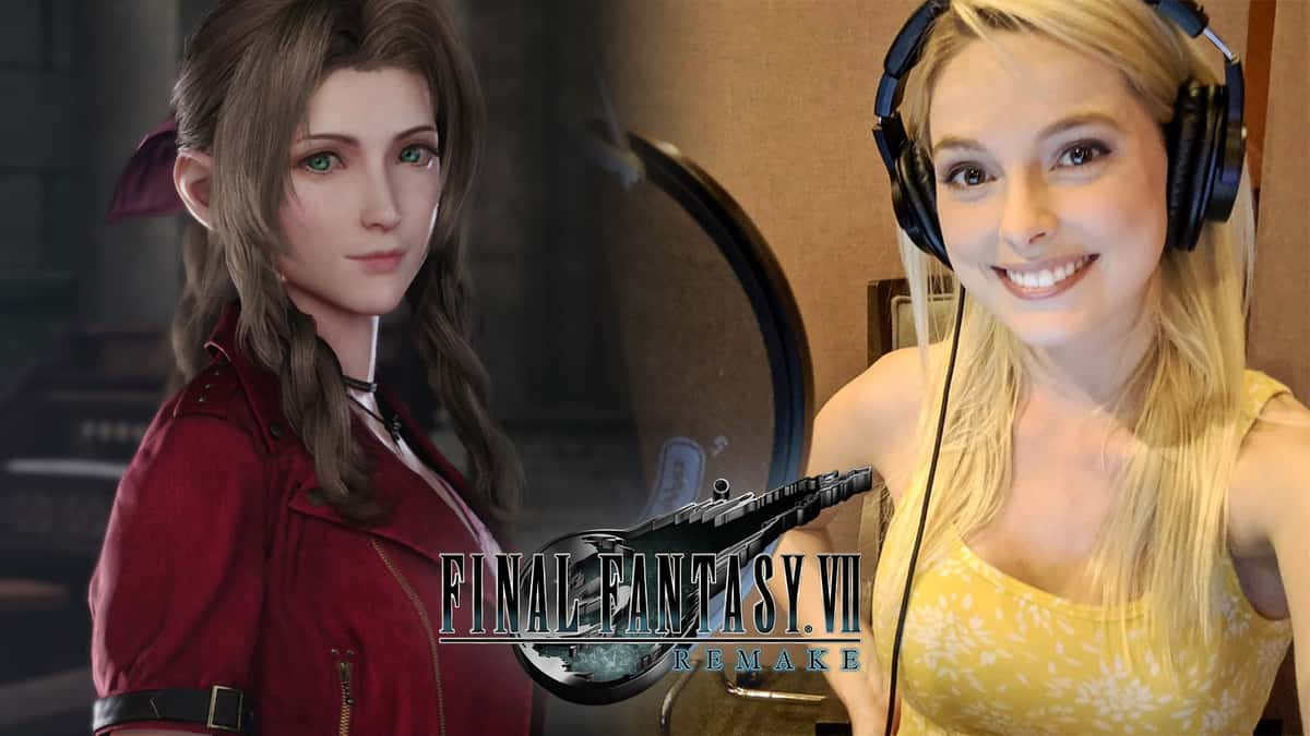 Aerith de FF7 Remake et sa doubleuse officielle