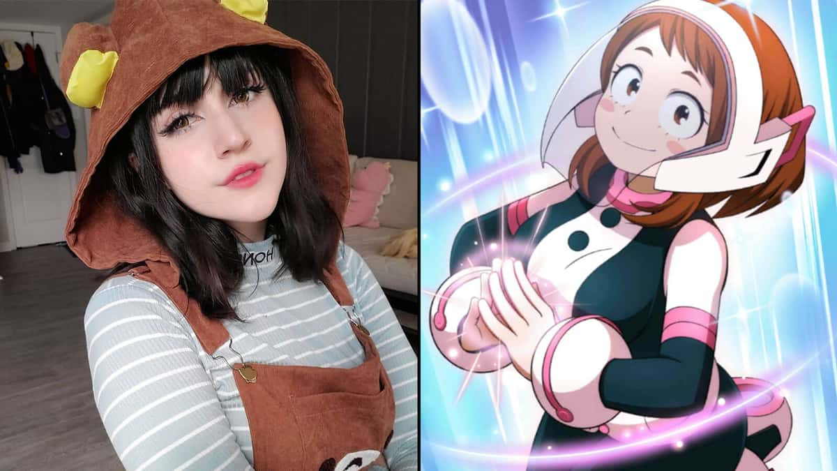 Cosplay d'Uraraka de My Hero Academia