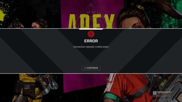 Erreur de connexion Apex Legends