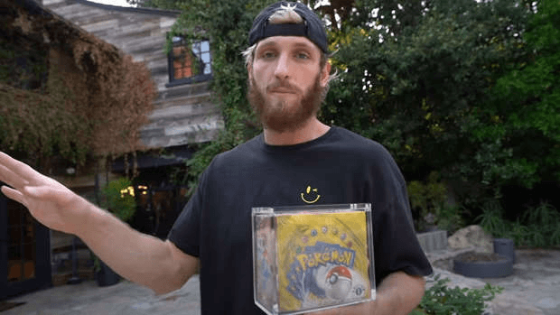 Logan Paul display Pokémon 1re édition