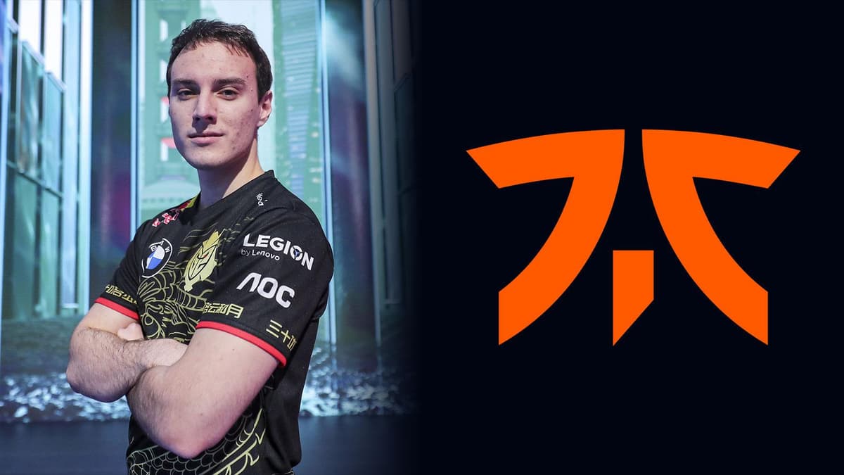 G2 Esports Perkz et le logo de Fnatic