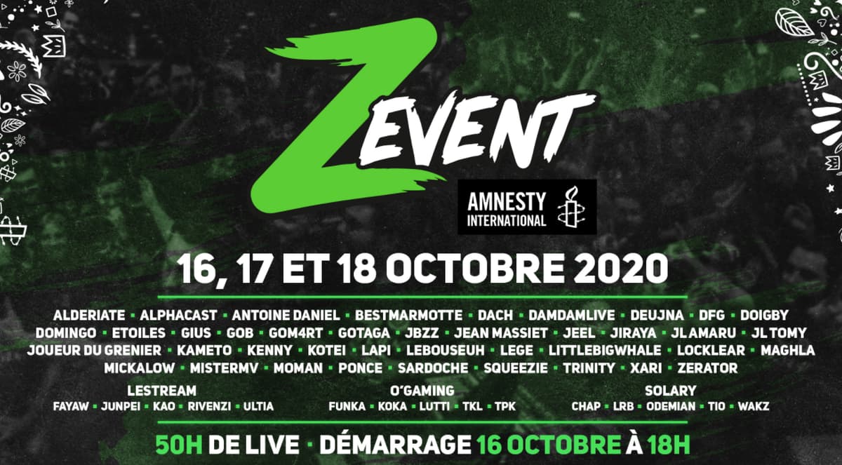 Des streamers commencent à annuler leur participation au Z Event 2020