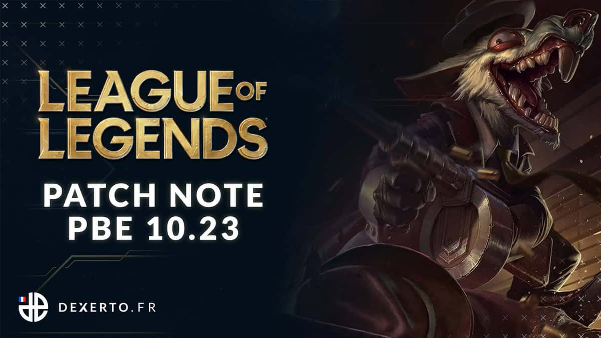 Patch Note PBE 10.23 de League of Legends