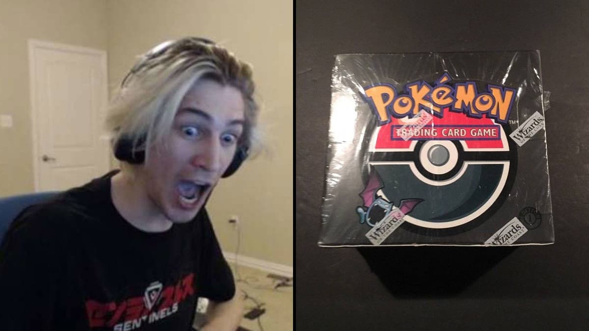 xQc Twitch | Display cartes Pokémon Team Rocket