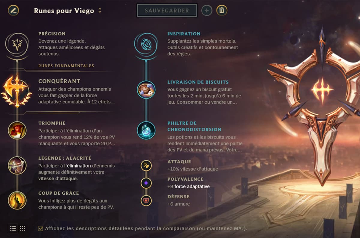 Runes pour Viego