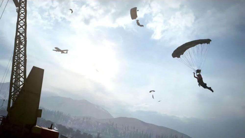 Parachute dans Warzone