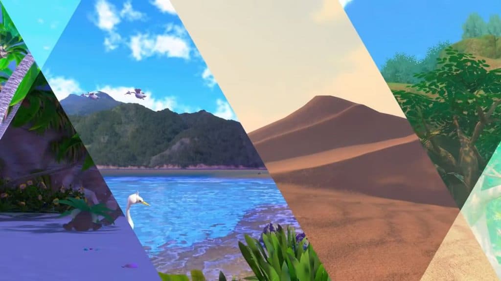 Environnements dans New Pokémon Snap