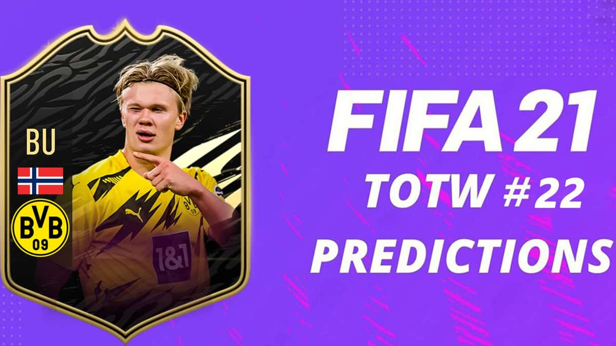 TOTW Prédictions 22 FIFA 21