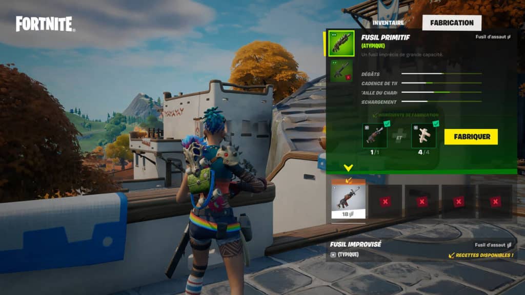 Comment fabriquer son arme Fortnite avec le système d'artisanat de la saison 6