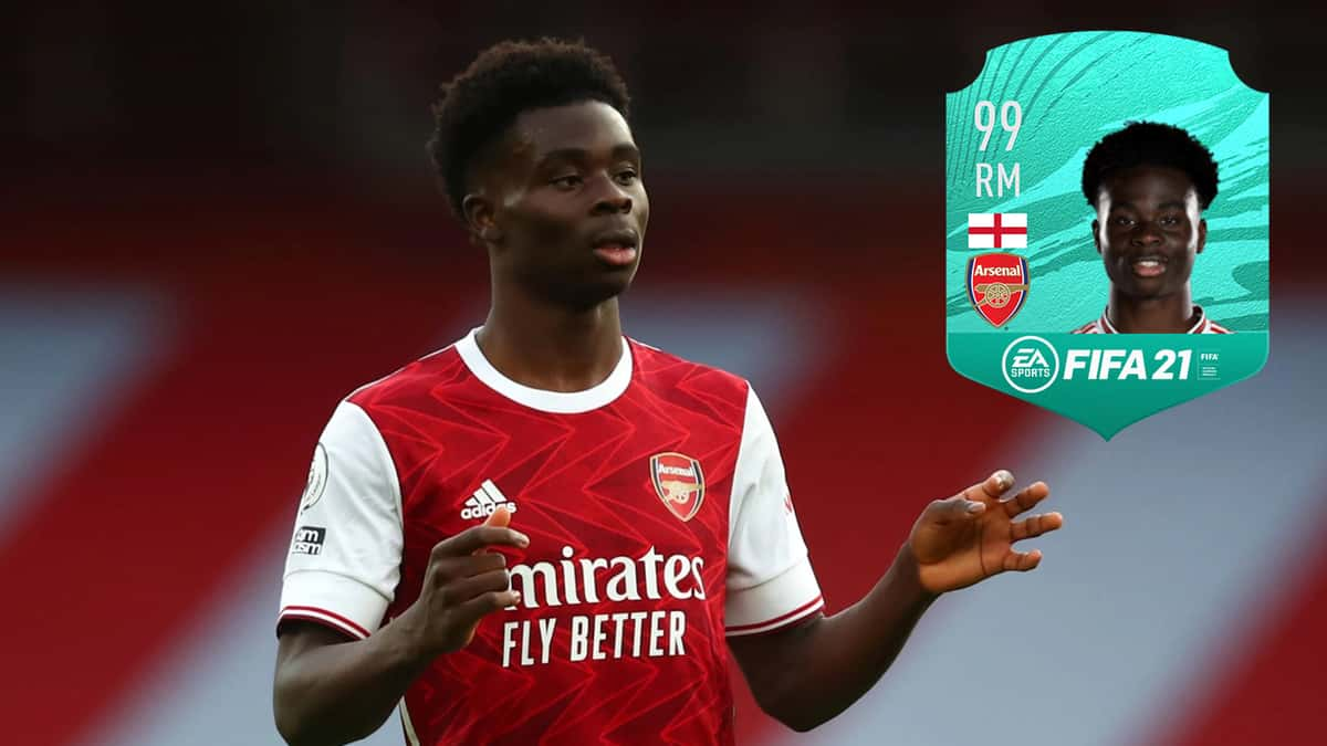 Bukayo Saka FIFA 21 Ultimate Team