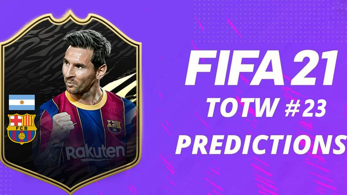 Prédictions TOTW 23 FIFA 21