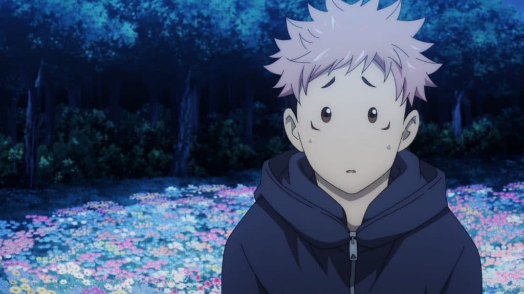 yuji inquiet fleurs jujutsu kaisen