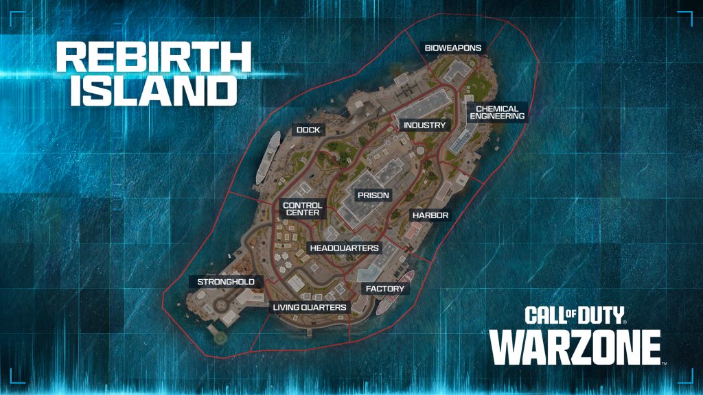 Die Besten Klassen Auf Rebirth Island In Warzone Staffel 3   Carte Rebirth Island Warzone Saison 3 1024x576 