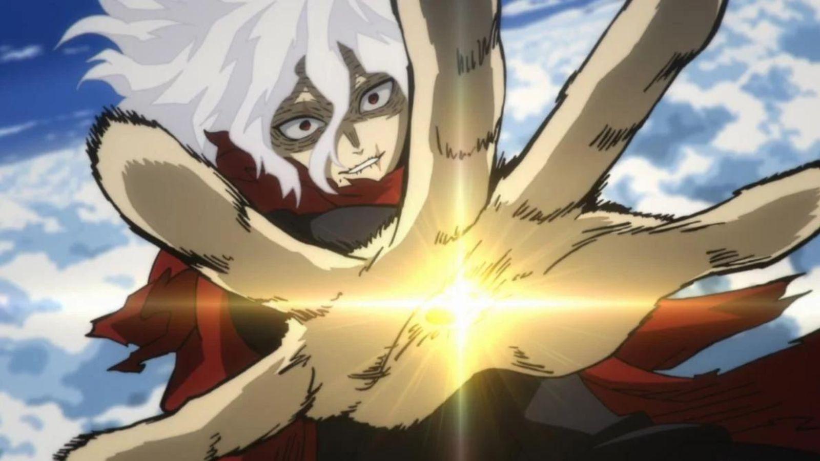 Tomura Shigaraki dans la saison 7 de l'anime My Hero Academia