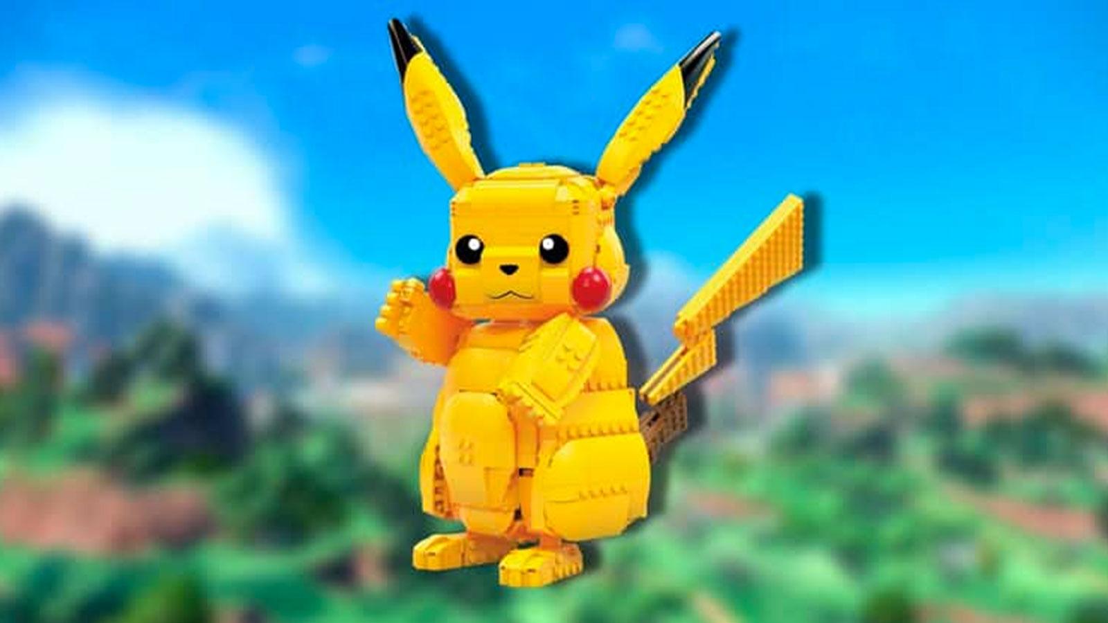 Pikachu construit en LEGO