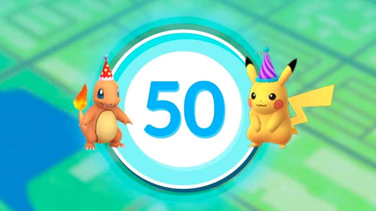 L'icône du niveau 50 de Pokémon Go