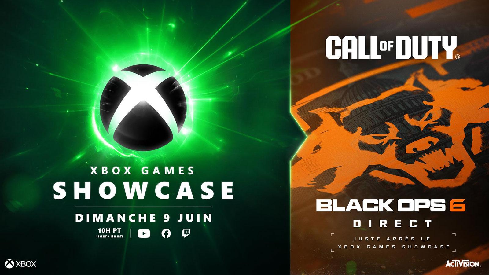Xbox Games Showcase et Call of Duty Black Ops 6 Direct