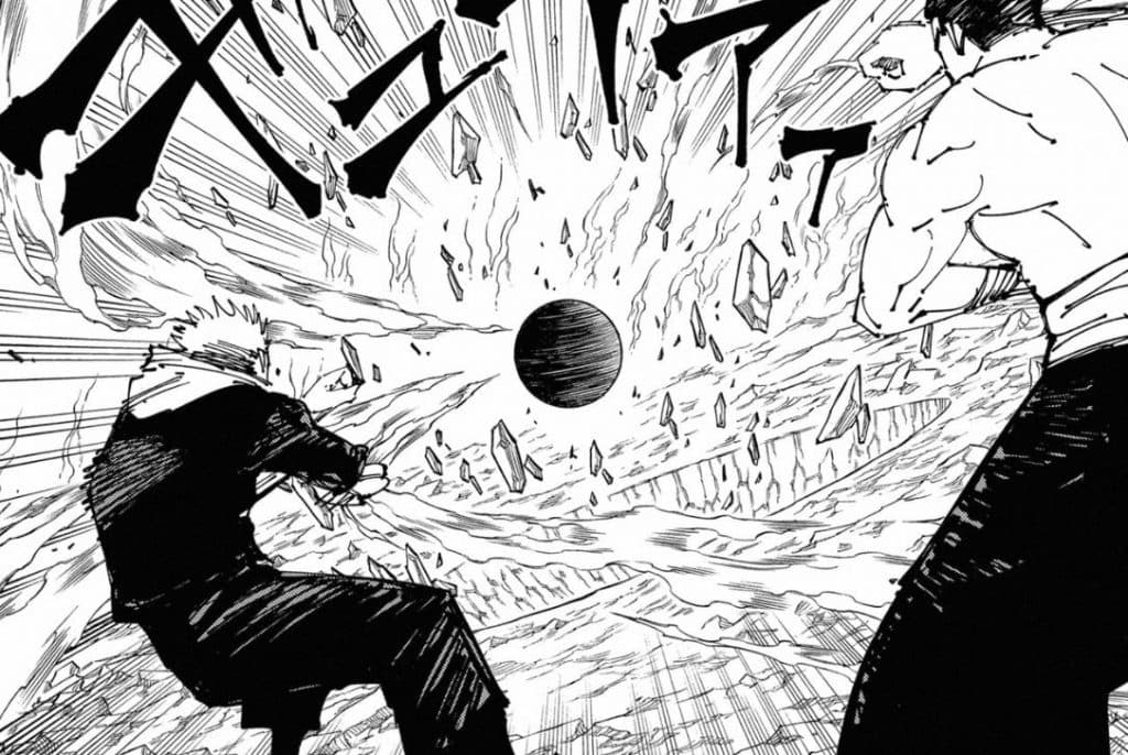 sphère de l'infini dans le manga jujutsu kaisen