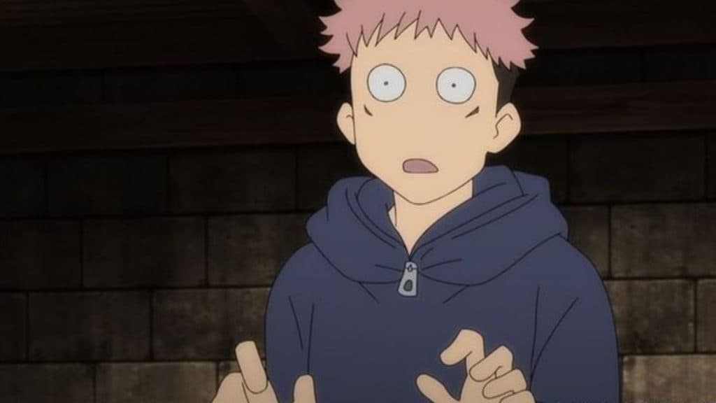 Yuji Itadori dans l'anime Jujutsu Kaisen