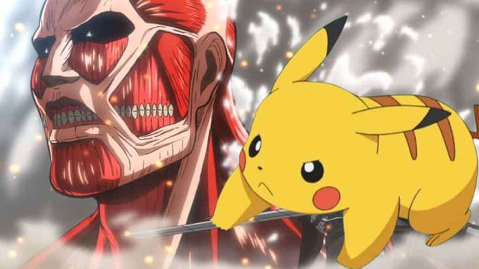 Un titan avec Pikachu