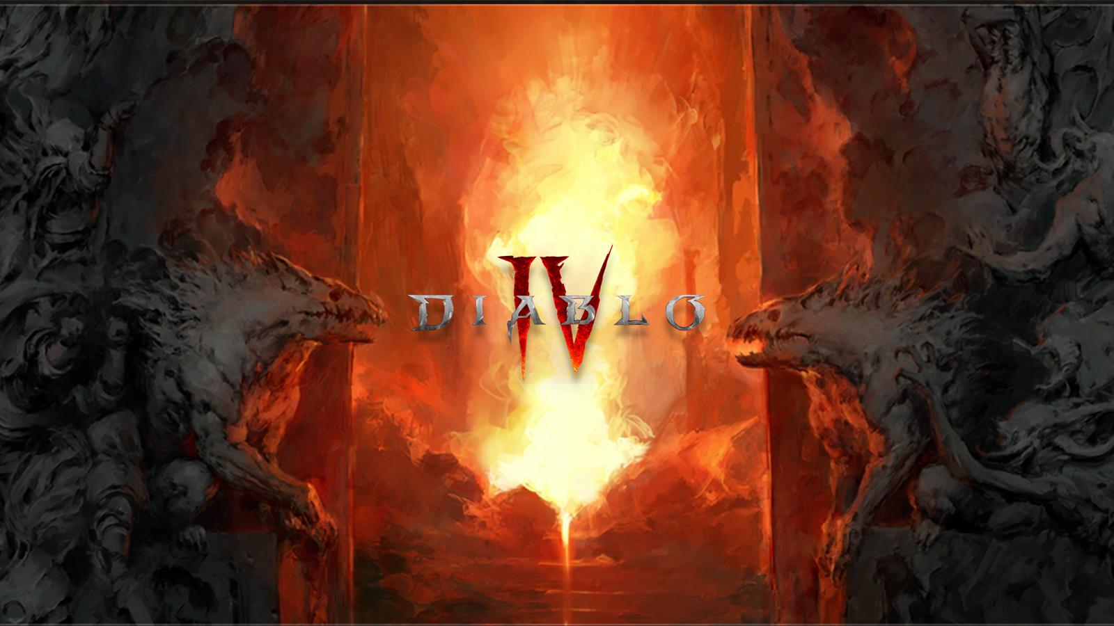 Artwork de Diablo 4 avec des gargouilles