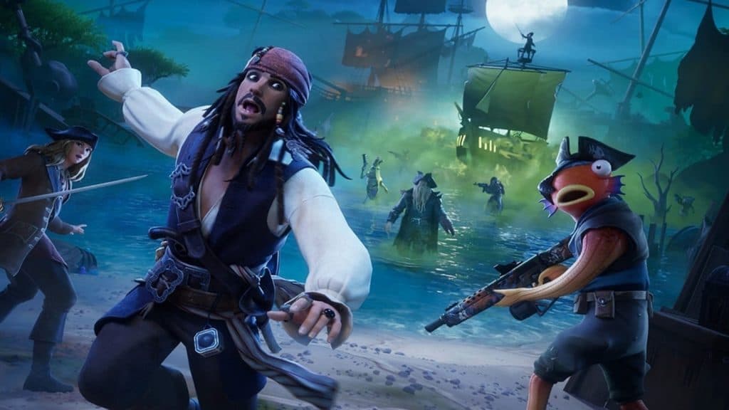 Crossover Pirates des Caraïbes dans Fortnite