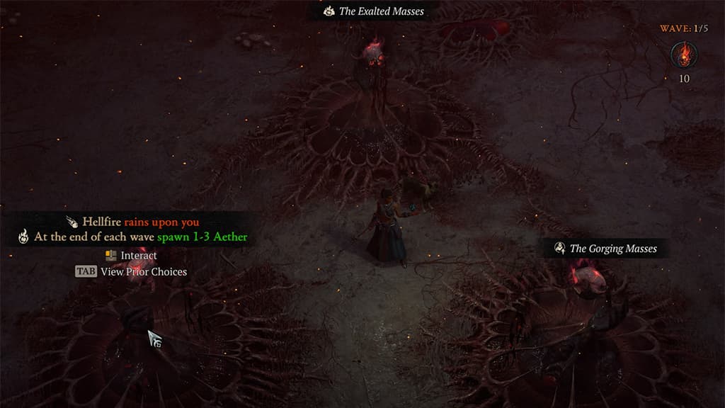 Offre Infernale dans le mode Hordes Infernales de Diablo 4