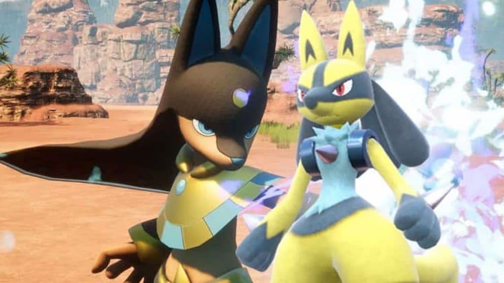 Lucario et un Pal ressemblant