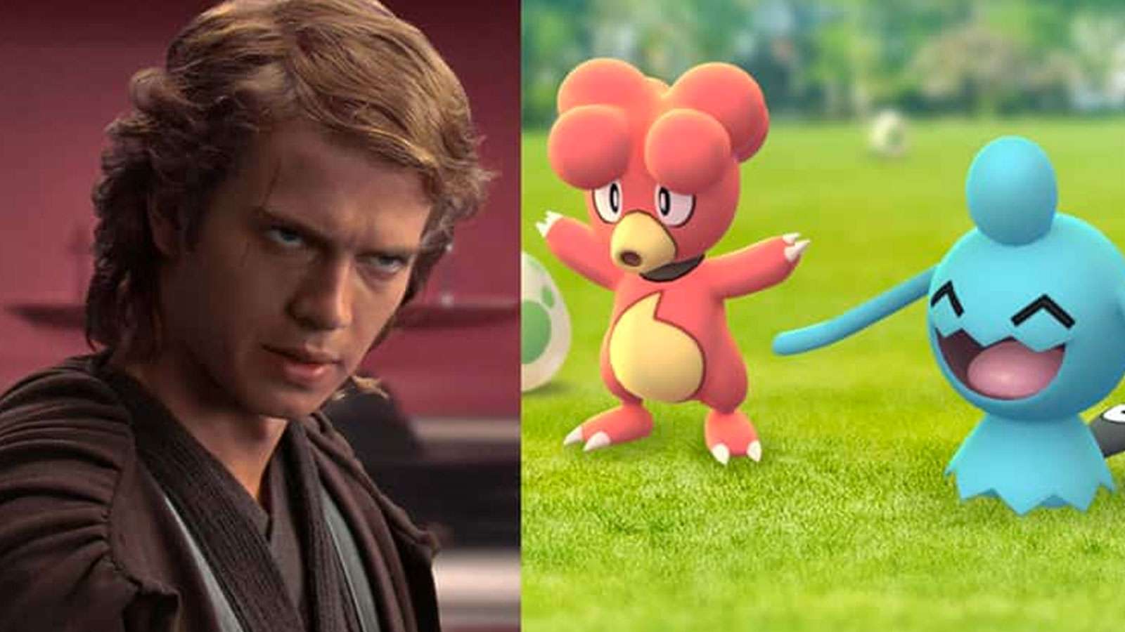 Anakin et des Pokémon