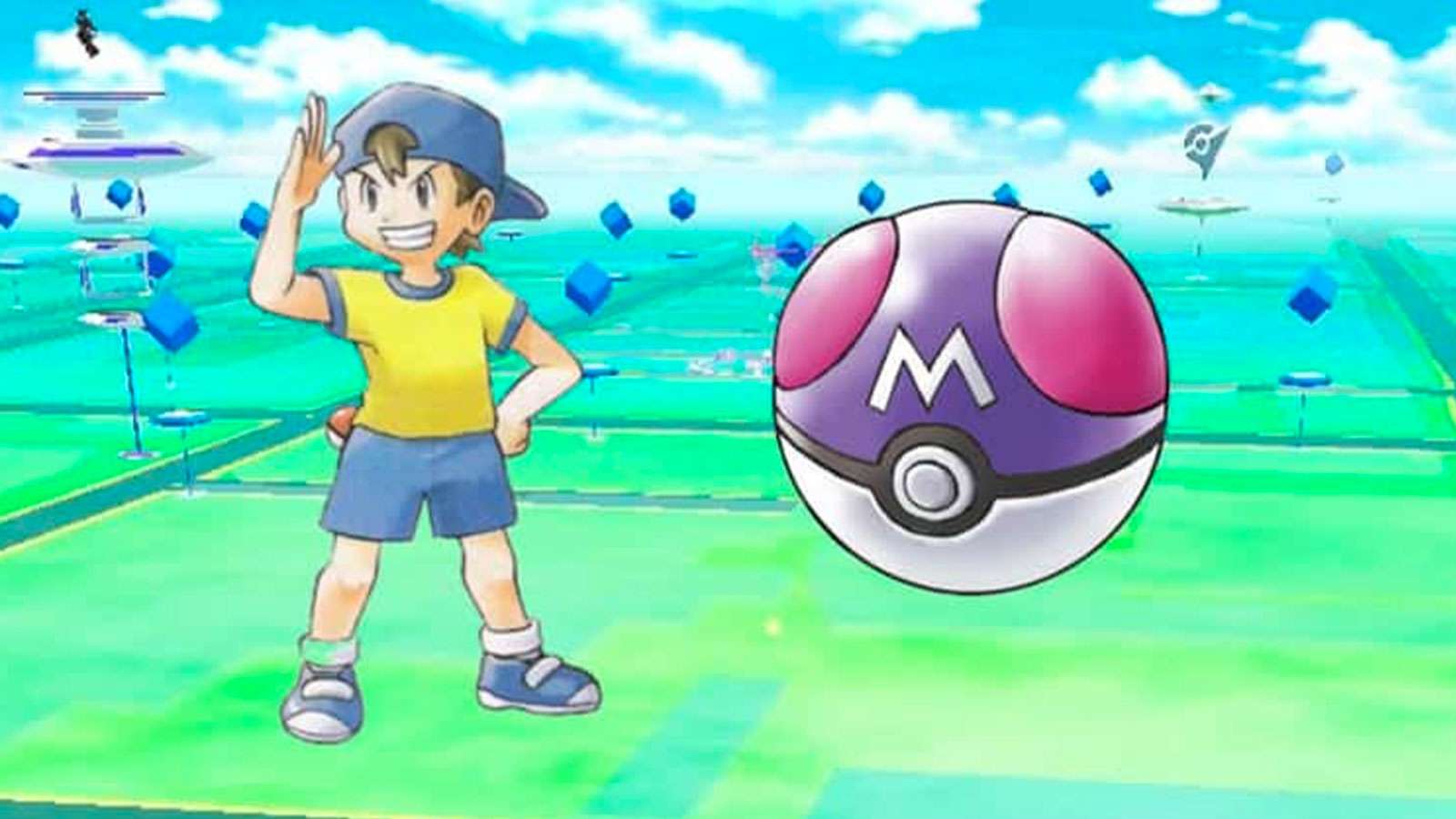 Un dresseur et une Master Ball