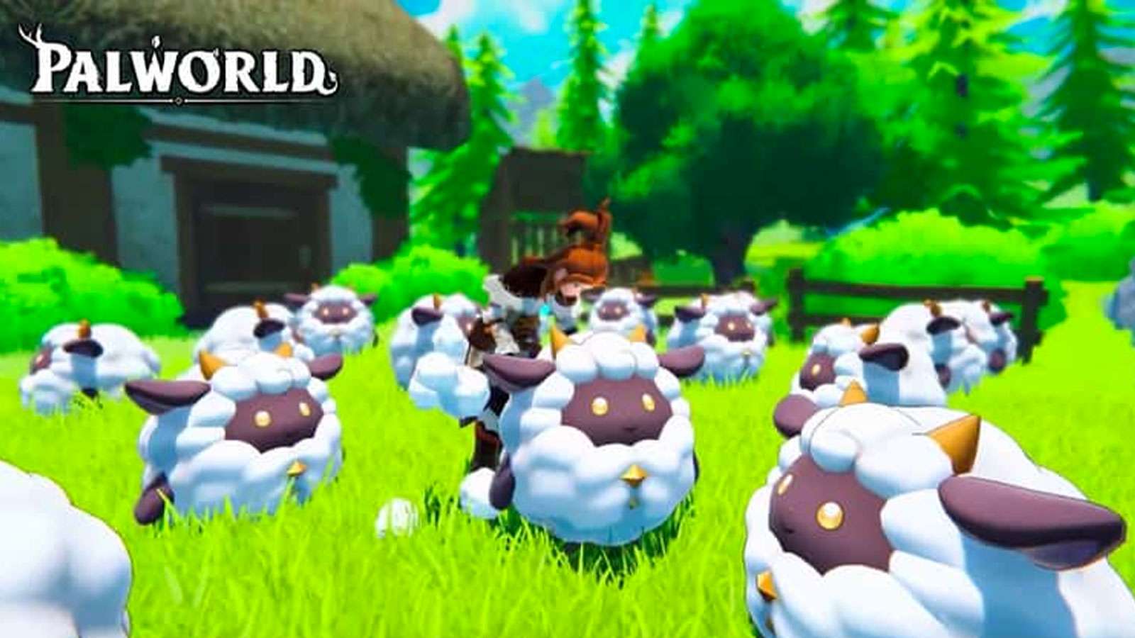 Des moutons dans Palworld