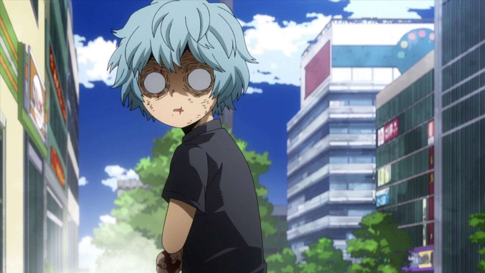 Tomura Shigaraki enfant (Tenko Shimura) dans l'anime My Hero Academia