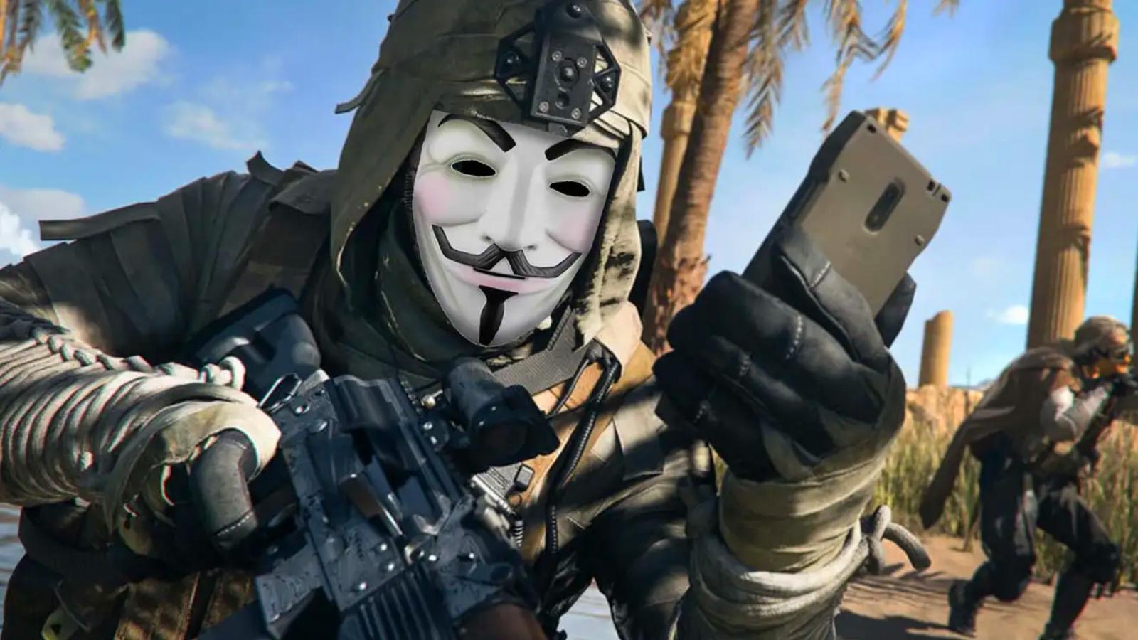 Masque de V pour Vendetta dans Warzone